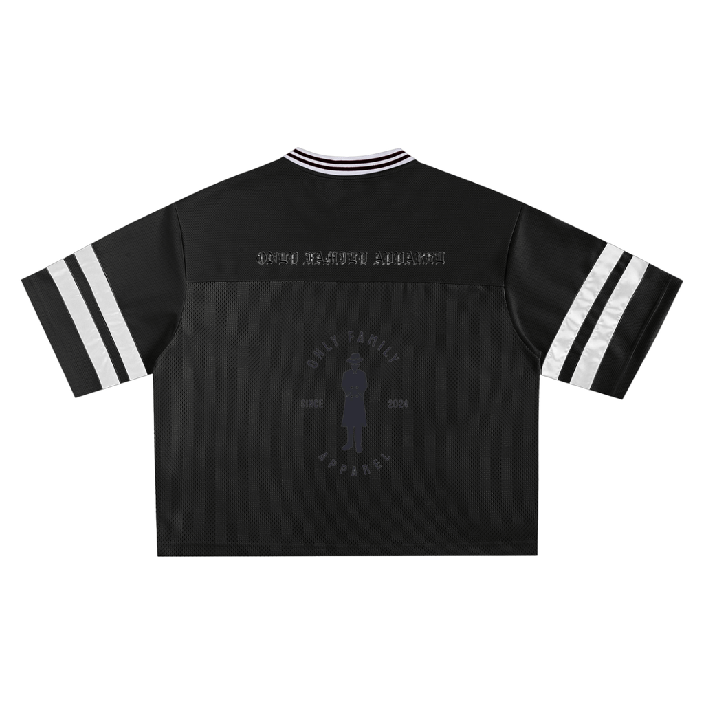 Taped Mesh Boxy T-shirt