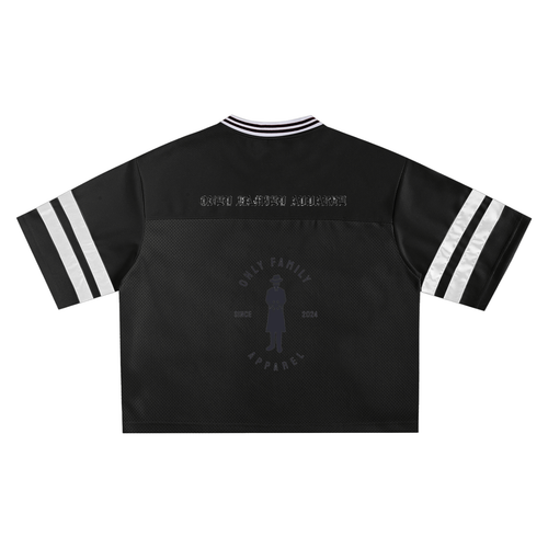 Taped Mesh Boxy T-shirt