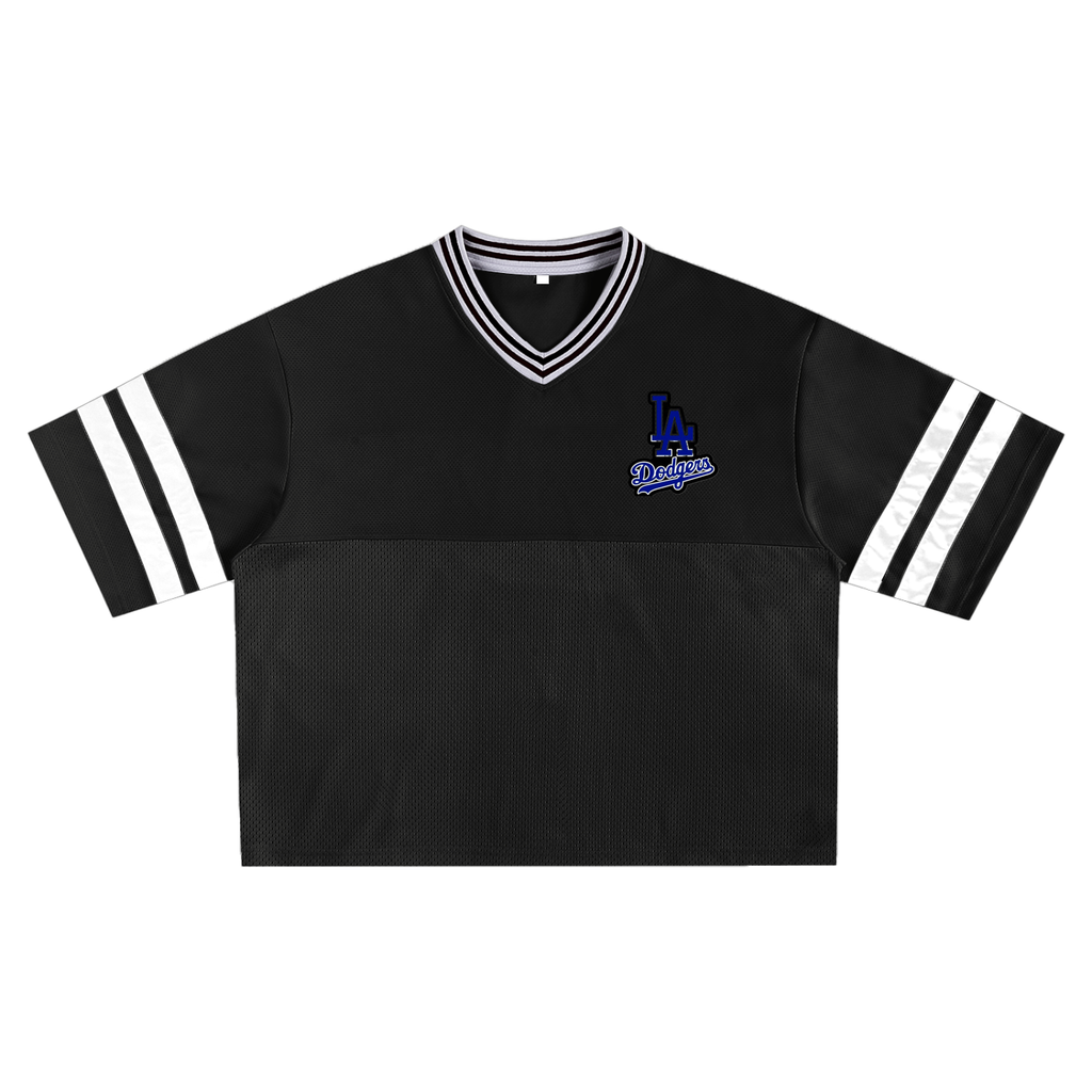 Taped Mesh Boxy T-shirt